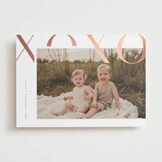 XO XO Foil-Pressed Valentine's Day Cards
