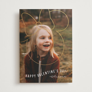 Disney Minnie Mouse let's shine bright Foil-Pressed Valentine's Day Cards