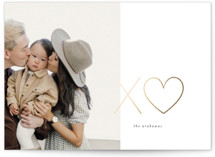 Minimal XO Foil-Pressed Valentine's Day Cards