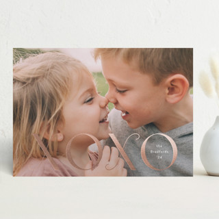 Mod Xo Foil-Pressed Valentine's Day Cards