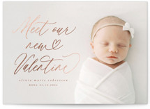 Meet our New Valentine Foil-Pressed Valentine's Day Cards