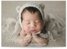 Lovely Script Foil-Pressed Valentine's Day Cards