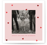 Confetti Hearts Foil-Pressed Valentine's Day Cards