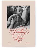 sending our love Foil-Pressed Valentine's Day Cards