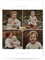 Heart Centered Foil-Pressed Valentine's Day Cards