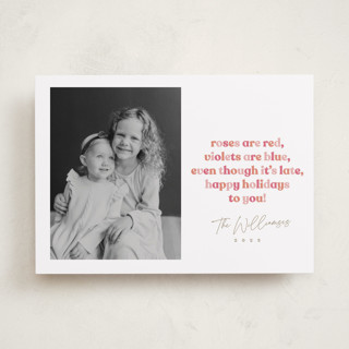 Delayed Poem Valentine's Day Cards