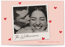 confetti hearts snapshot Valentine's Day Cards