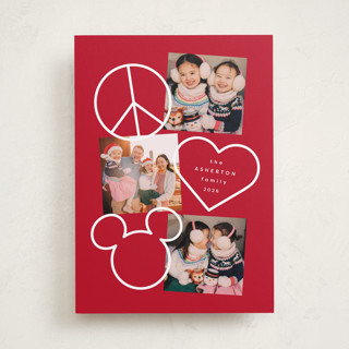 Disney's Peace Love Mickey Mouse Valentine's Day Cards