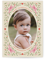 Corner Bow Frame Valentine's Day Cards