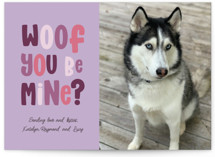 Woof you be mine? Valentine's Day Cards