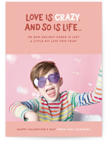 Life is crazy Valentine's Day Cards