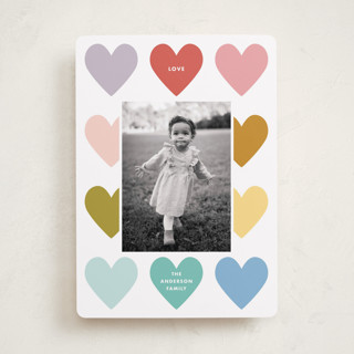Color Hearts Valentine's Day Cards