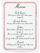 Vellum Menus