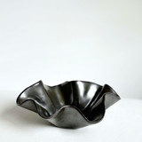 Black Cascading Wavy Bowl Vanity Trays and Dishes