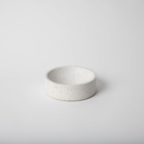 4" Catch-All: White Terrazzo Vanity Trays and Dishes