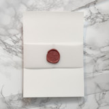 2" Vellum Belly Band Wrap for Wedding Invitations (25 pack) Belly Bands