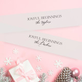 Joyful Beginnings Vellum Belly Bands for 5 x 7 Holiday Cards (Set of 25) Belly Bands