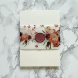 Fall Floral Vellum Belly Band (25 Pack) Belly Bands