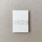 Neutral Toile Vellum Belly Band | For Petite 4.25x6" Invitations | Set of 10 Belly Bands
