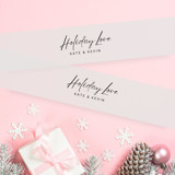 Holiday Love Vellum BellyBands for 5 x 7 Holiday Cards (Set of 25) Belly Bands