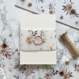 Neutral Fall Wildflower Vellum Belly Bands (25 Pack) Belly Bands