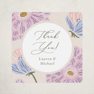 Spring Blooms Baby Shower Stickers