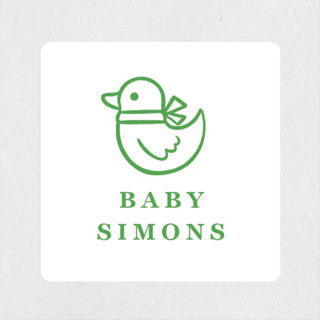 Stork Crest Baby Shower Stickers