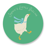 Goose Baby Shower Stickers