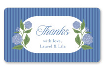 Hydrangea Pram Baby Shower Stickers