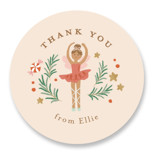 Little Sugar Plum Baby Shower Stickers