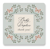 Parisian Roses Baby Shower Stickers