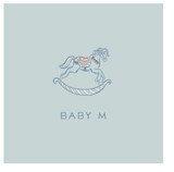 Vintage Horse Baby Shower Stickers