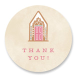 Holiday Greetings Baby Shower Stickers