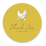 Little Chicks on the Way Baby Shower Stickers