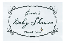 Hot Balloon Baby Shower Stickers