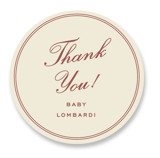 ciao, baby! Baby Shower Stickers