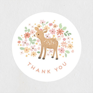 Banner announcement Baby Shower Stickers