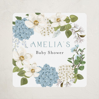 Garden Love Baby Shower Stickers