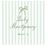 Lily Baby Shower Stickers