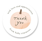 Pumpkin Patch Baby Shower Stickers