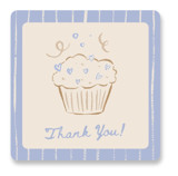 Bun in the oven Baby Shower Stickers