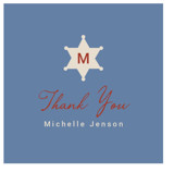 Baby Sheriff Baby Shower Stickers