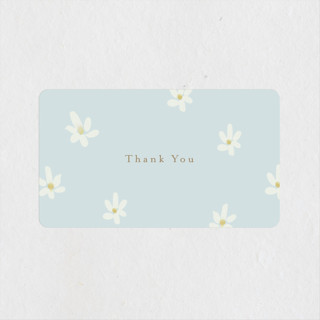 Daisies Baby Shower Stickers