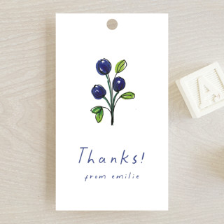 Blue Bells Baby Shower Favor Tags