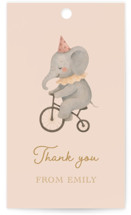 Little Circus Baby Shower Favor Tags