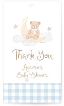Dreamy Bear Baby Shower Favor Tags