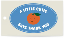 little cutie sticker Baby Shower Favor Tags