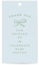 Woodland Party Baby Shower Favor Tags