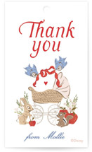 Disney Woodland Gingham Baby Shower Favor Tags