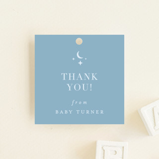 moon & stars Baby Shower Favor Tags